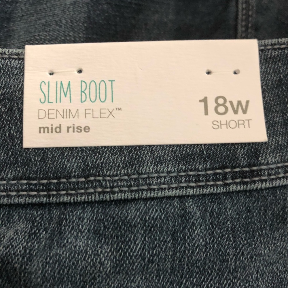 Maurice 18W short new jeans boot cut C0183